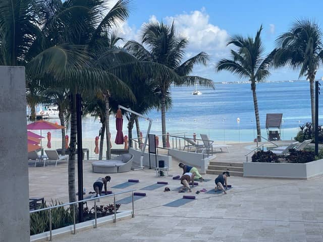 Breathless Cancun Soul has yoga classes