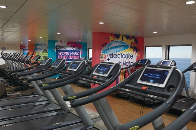 Spend time at the gym on Norwegian Getaway